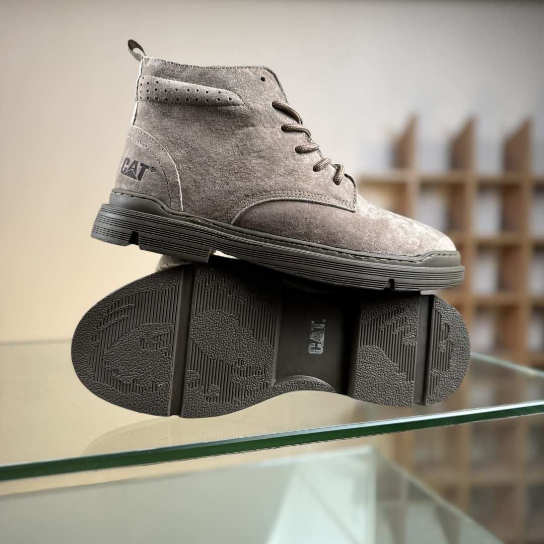 260 25年秋冬款CAT硬汉推土机品牌·卡特Tramp Hike Low款户外中邦休闲系带男鞋