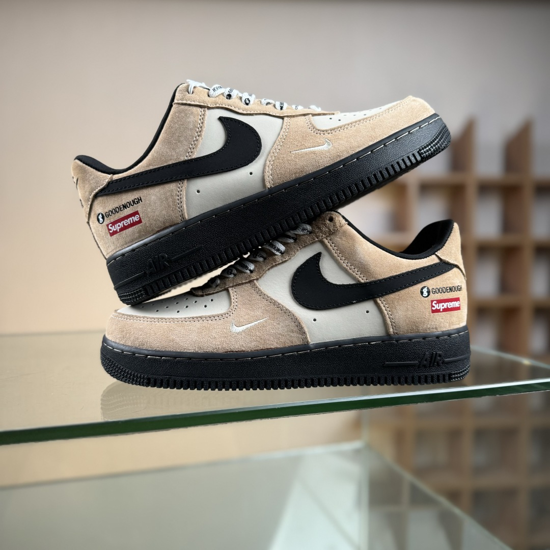 260 Nike Air Force 1 Low 07 x Superme 米粽黑小勾 YF9511-810