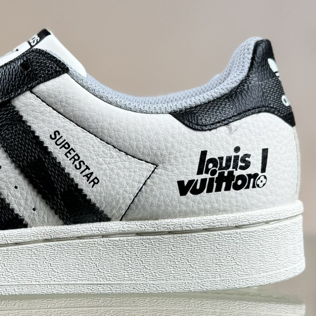 240 Adidas Originals Superstar 阿迪达斯 三叶草 贝壳头’DIY’系列低帮经典百搭休闲运动板鞋 QF5806