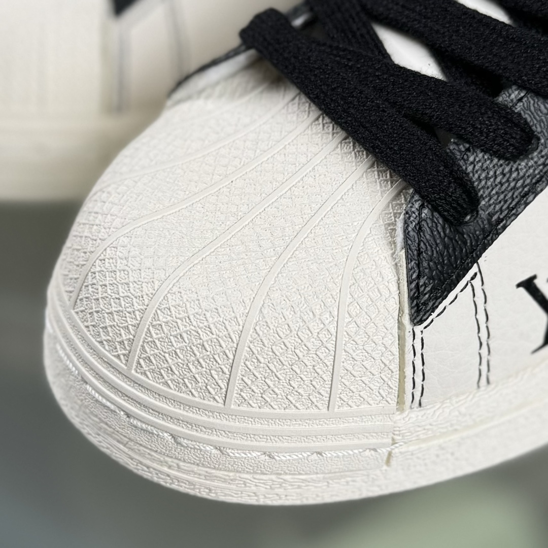 240 Adidas Originals Superstar 阿迪达斯 三叶草 贝壳头’DIY’系列低帮经典百搭休闲运动板鞋 QF5806