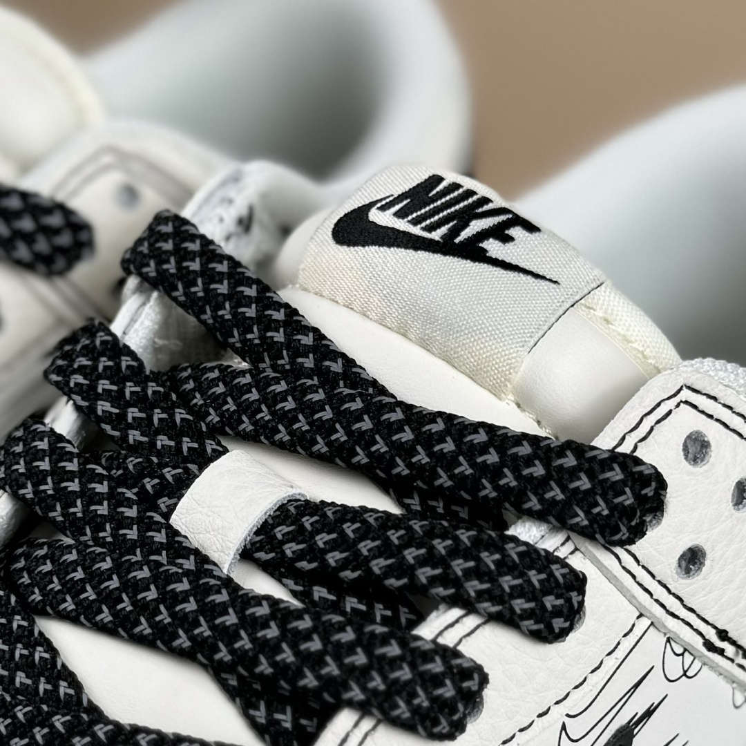 280 Nike SB Dunk Low 联名 米黑多小勾 高端定制 低帮休闲板鞋 HH7518-094