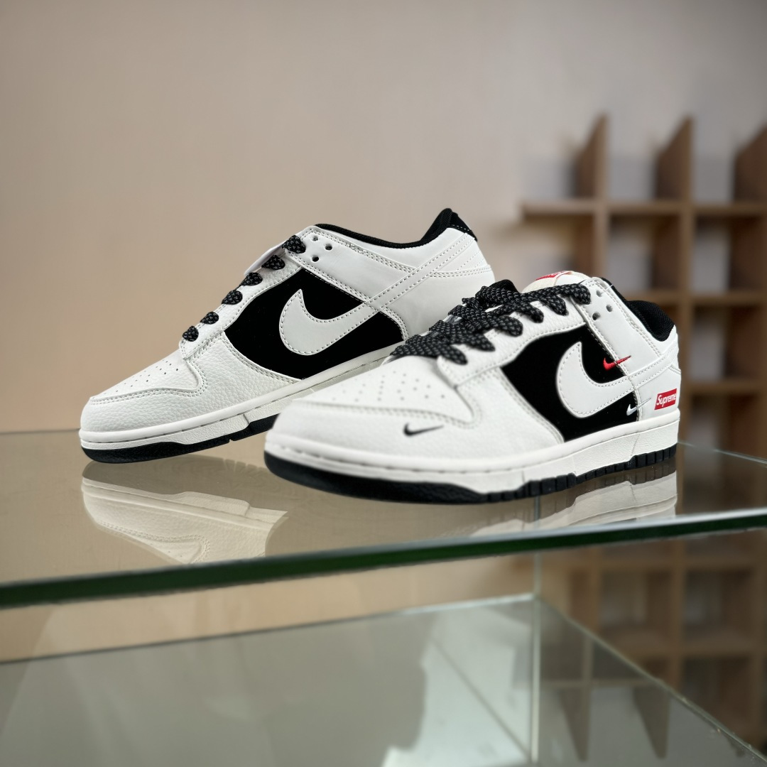 280 Nike SB Dunk Low Supreme联名 米黑拼接 周年高端定制 低帮休闲板鞋 JP1628-010