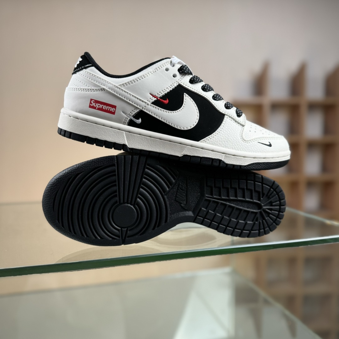 280 Nike SB Dunk Low Supreme联名 米黑拼接 周年高端定制 低帮休闲板鞋 JP1628-010