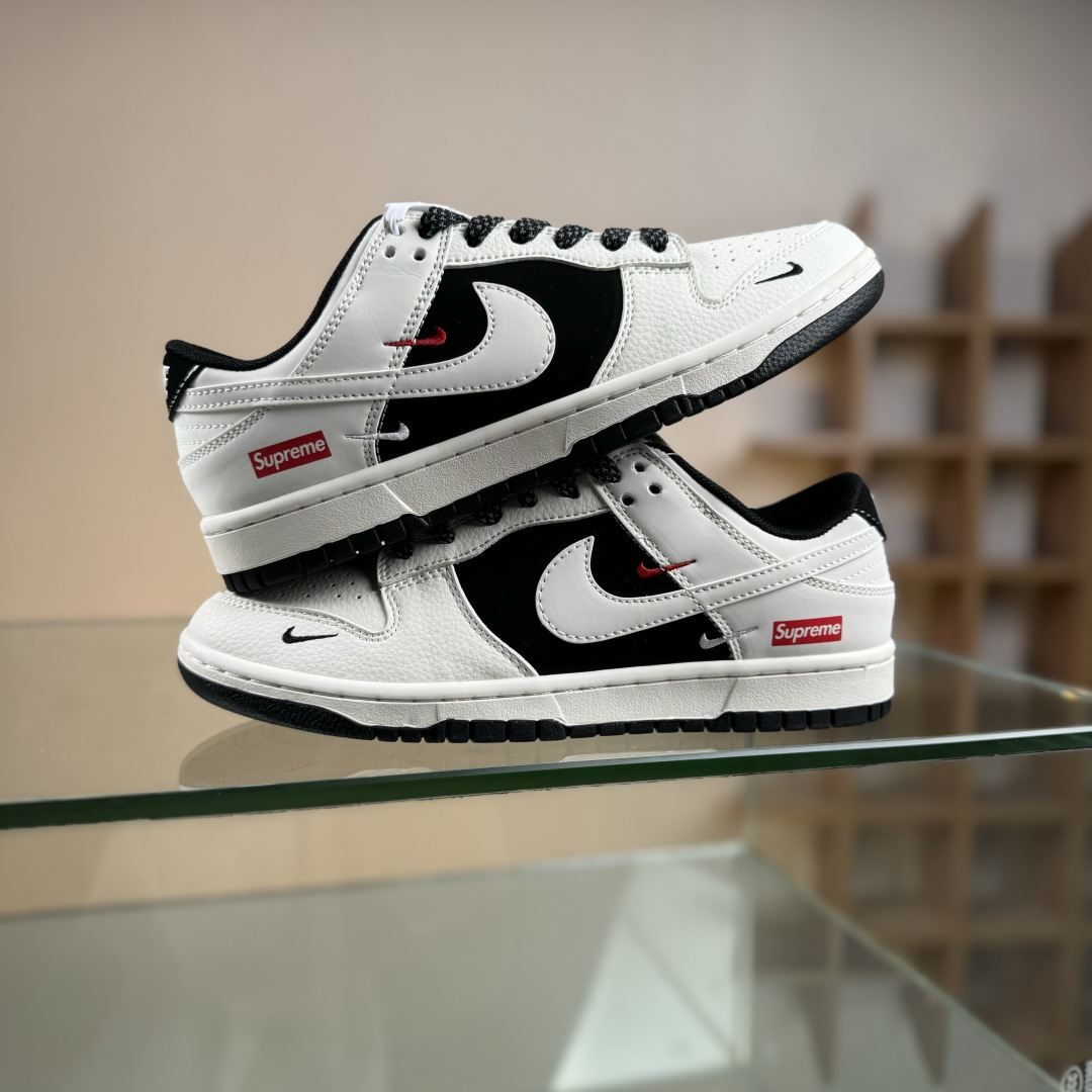280 Nike SB Dunk Low Supreme联名 米黑拼接 周年高端定制 低帮休闲板鞋 JP1628-010