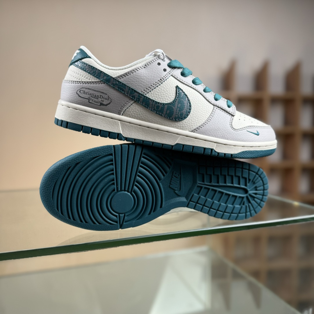 280 Nike SB Dunk Low 迪奥联名 白灰 周年高端定制 低帮休闲板鞋 ZH2588-277