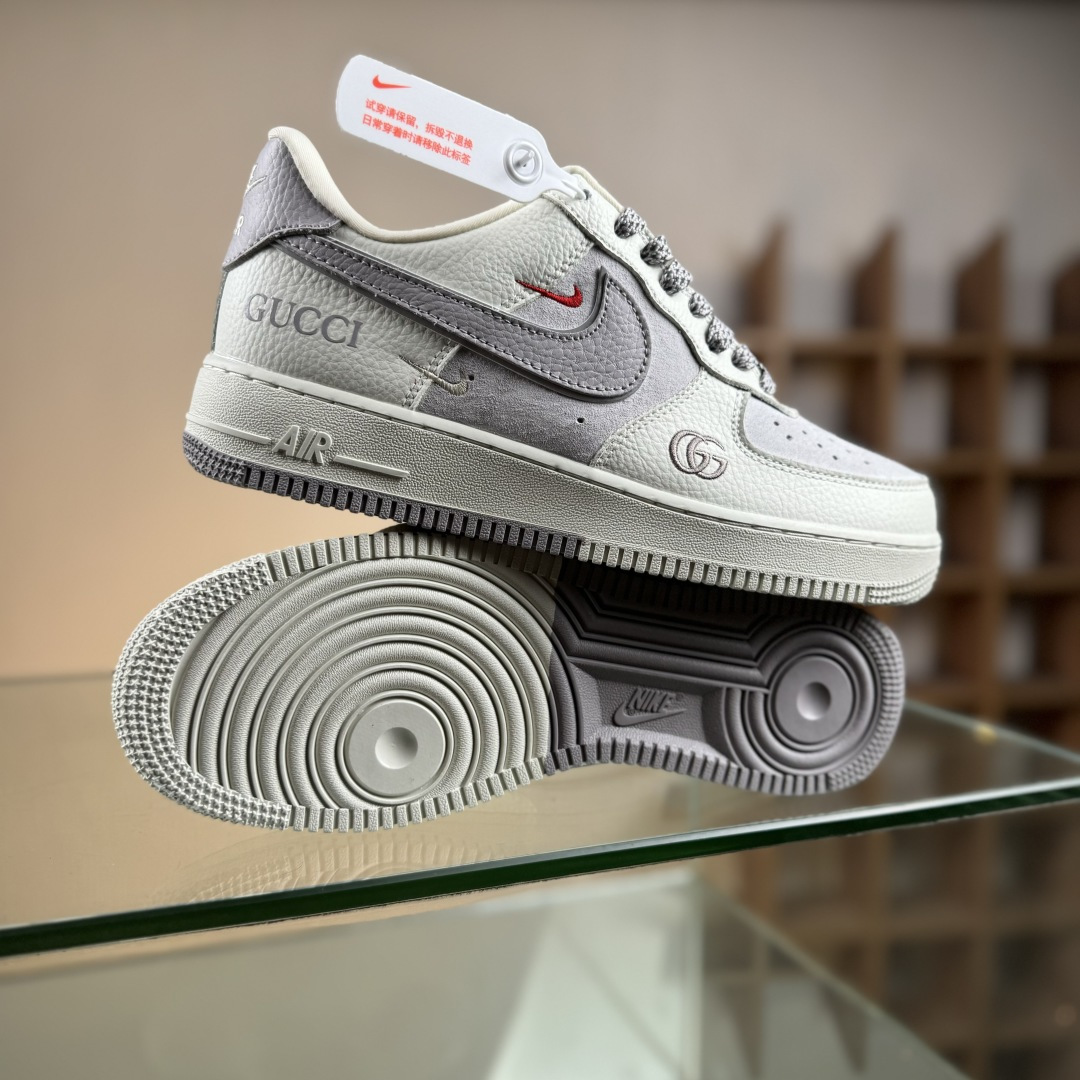 260 Nike Air Force 1'07 Low 古驰联名 白浅褐色 空军一号低帮休闲板鞋 YF9511-807