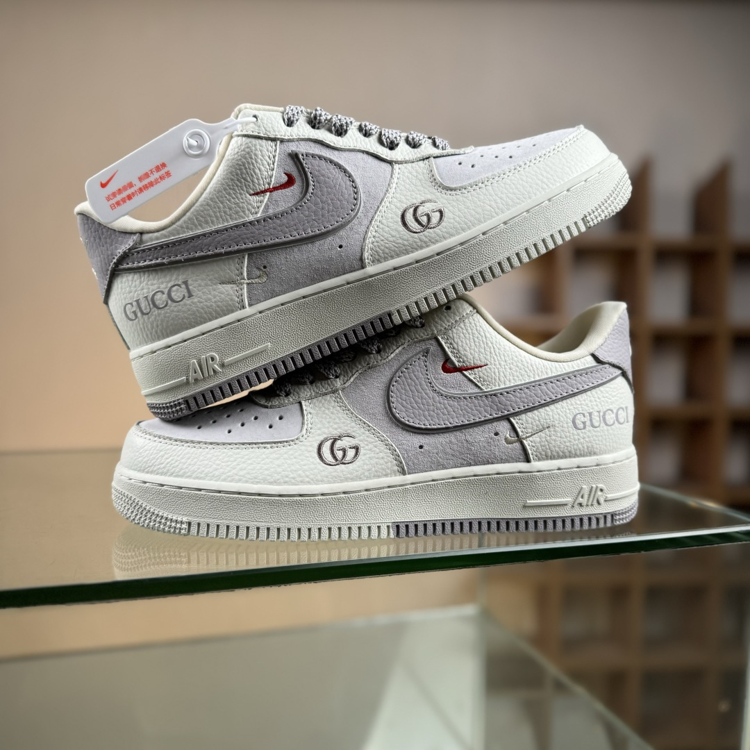 260 Nike Air Force 1'07 Low 古驰联名 白浅褐色 空军一号低帮休闲板鞋 YF9511-807