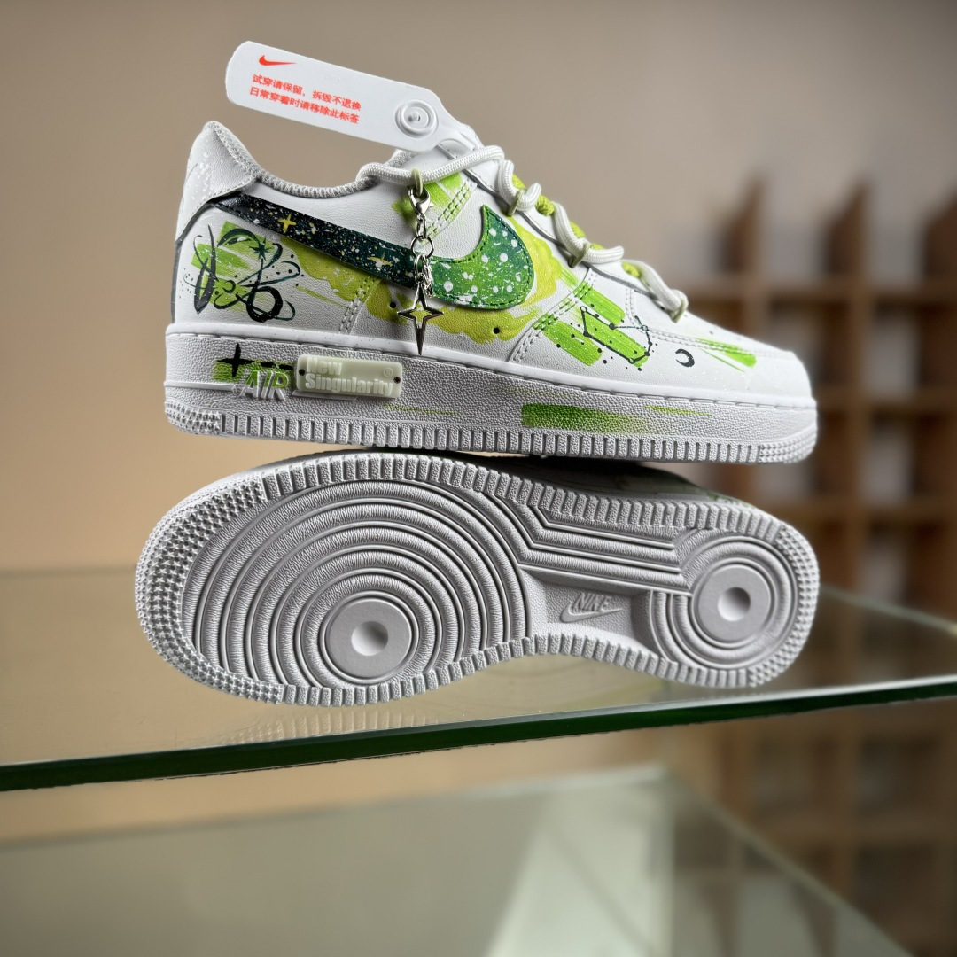 260 Nike Air Force 1'07 Low ”Capricorn” 手绘涂鸦十二星座系列 摩羯座 空军一号低帮休闲板鞋 星座1222119