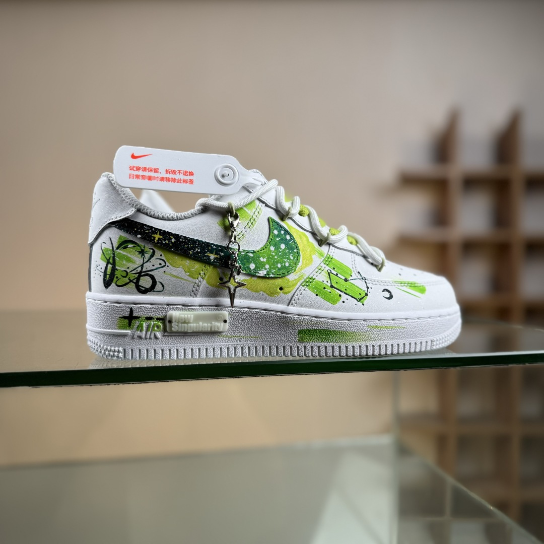 260 Nike Air Force 1'07 Low ”Capricorn” 手绘涂鸦十二星座系列 摩羯座 空军一号低帮休闲板鞋 星座1222119