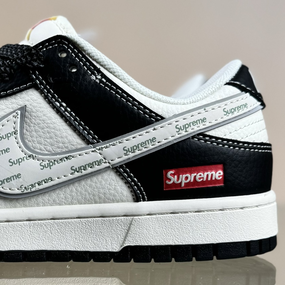 280 Nike SB Dunk Low Supreme联名 米黑银 高端定制 低帮休闲板鞋 HH7518-099