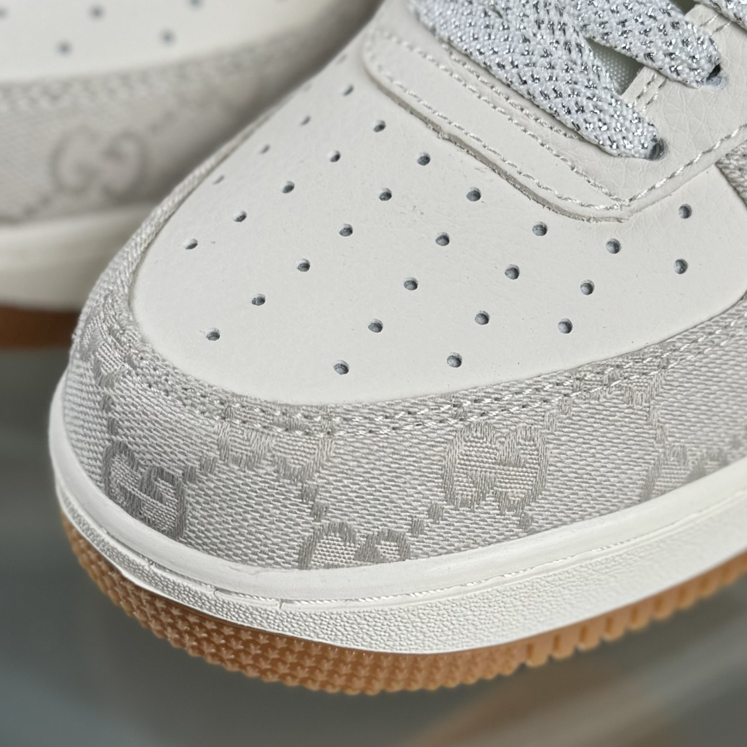 260 Nike Air Force 1'07 Low 古驰联名 烟灰生胶 空军一号低帮休闲板鞋 DK0188-084
