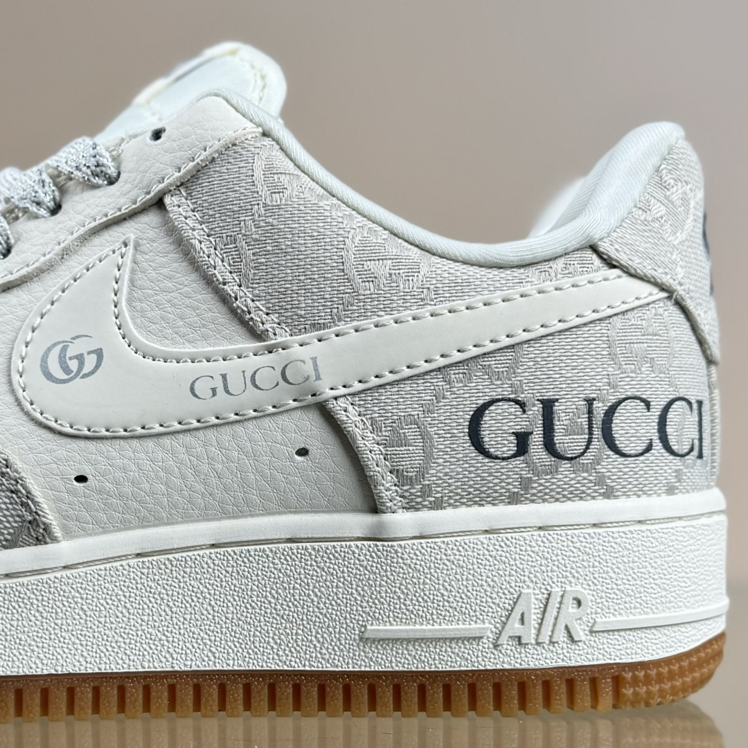 260 Nike Air Force 1'07 Low 古驰联名 烟灰生胶 空军一号低帮休闲板鞋 DK0188-084