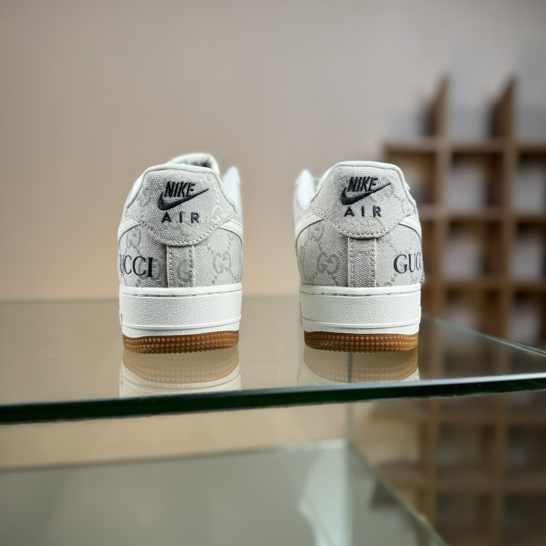 260 Nike Air Force 1'07 Low 古驰联名 烟灰生胶 空军一号低帮休闲板鞋 DK0188-084