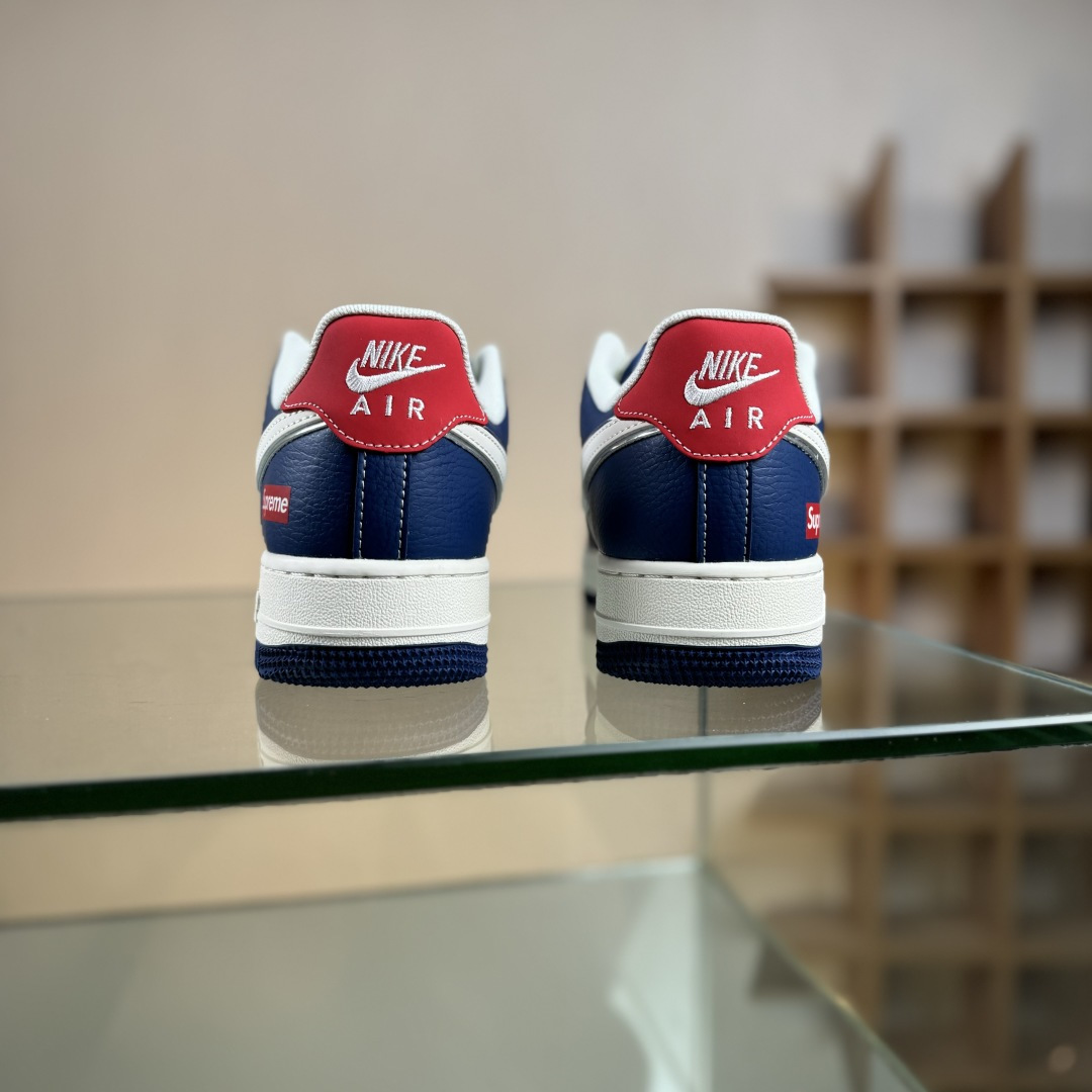 260 Nike Air Force 1'07 Low Superme联名 白蓝灰红 空军一号低帮休闲板鞋 XD2588-602