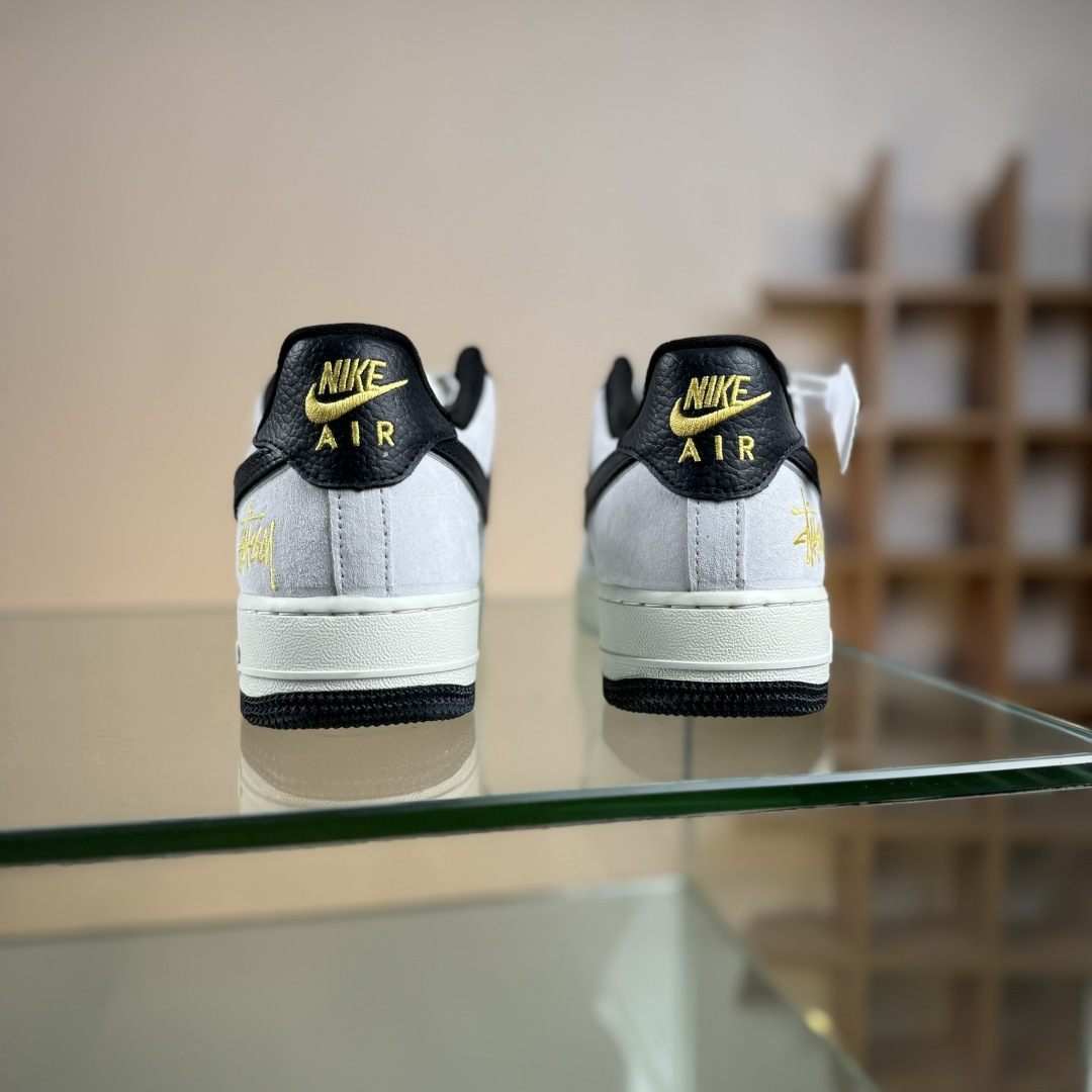 260 Nike Air Force 1'07 Low 联名 白黑灰空军 空军一号低帮休闲板鞋 YF9511-805