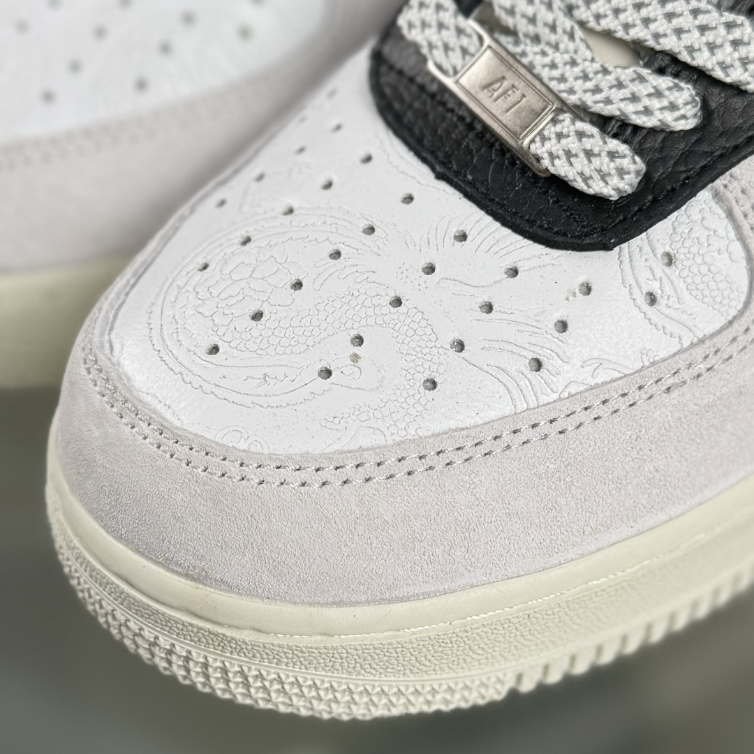 260 Nike Air Force 1'07 Low 联名 白黑灰空军 空军一号低帮休闲板鞋 YF9511-805