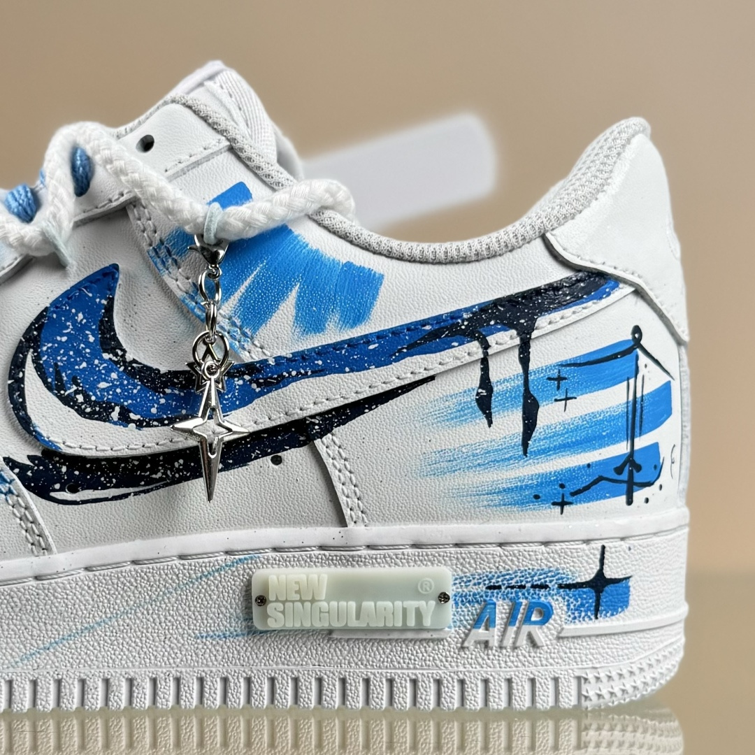 260 Nike Air Force 1'07 Low ”Sagittarius” 手绘涂鸦 十二星座系列 射手座 空军一号低帮休闲板鞋 星座11231221