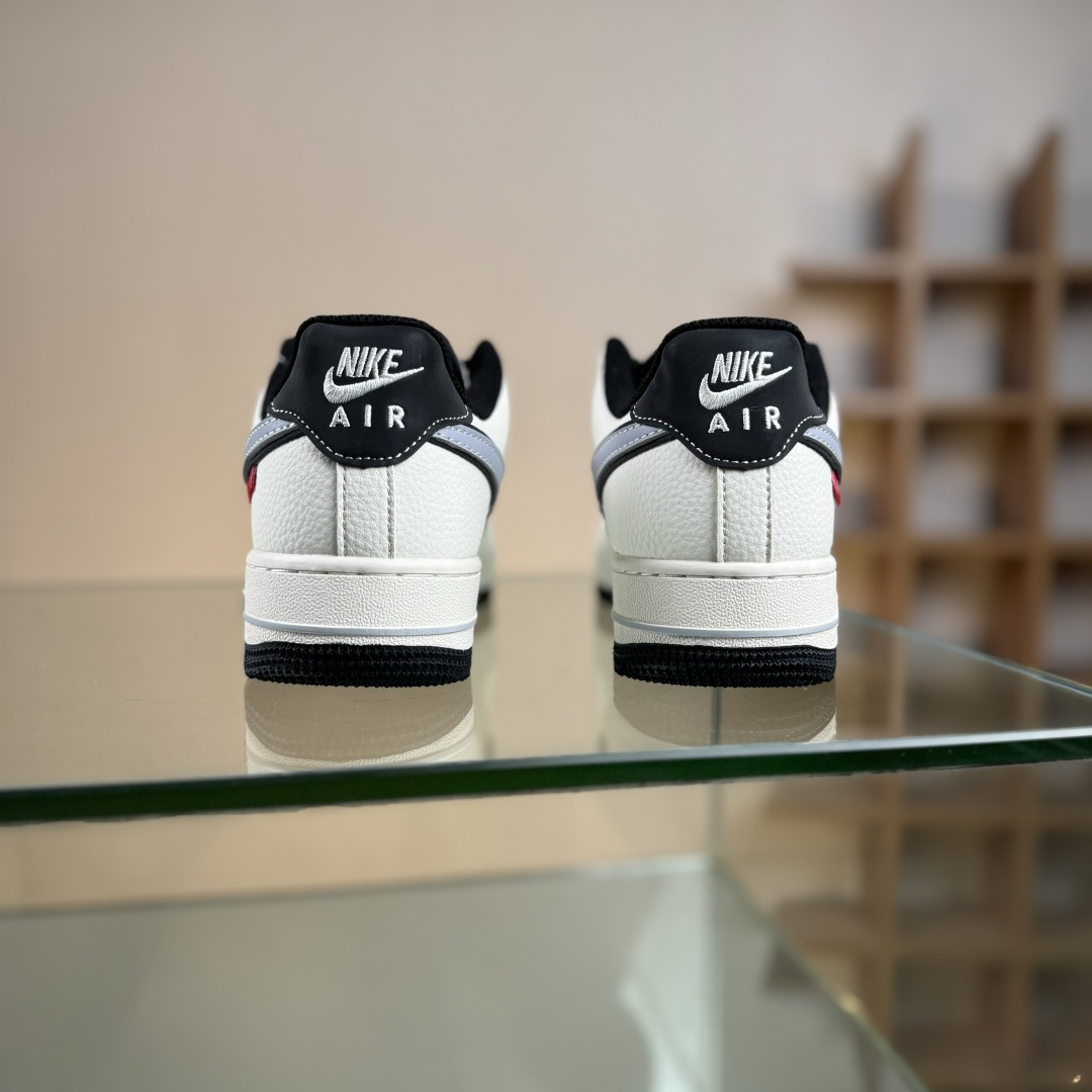 Nike Air Force 1'07 Low 米灰黑字母 空军一号低帮休闲板鞋 JS8028-018