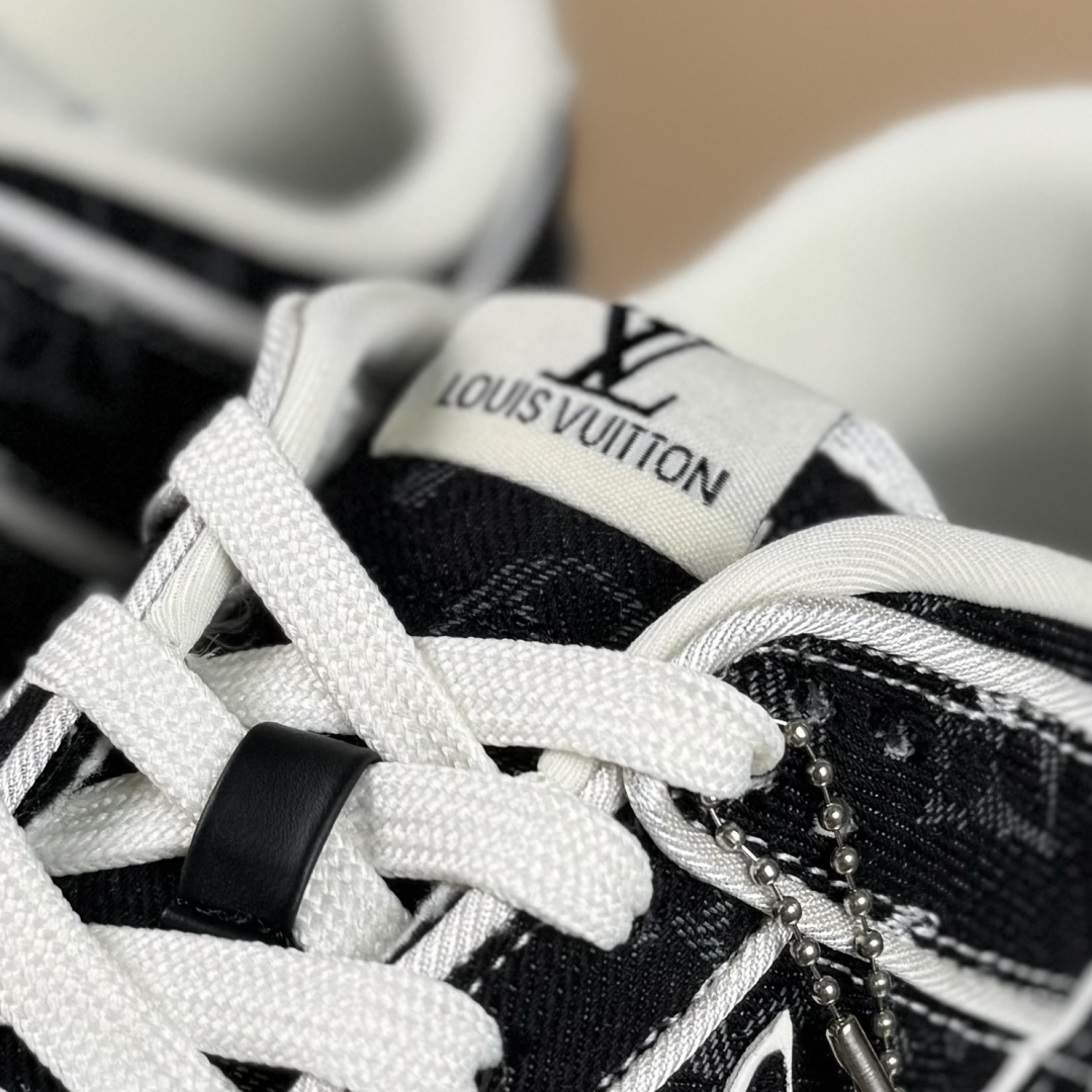 280 Nike SB Dunk Low LV联名 白深黑牛仔 高端定制 低帮休闲板鞋 SC0601-467