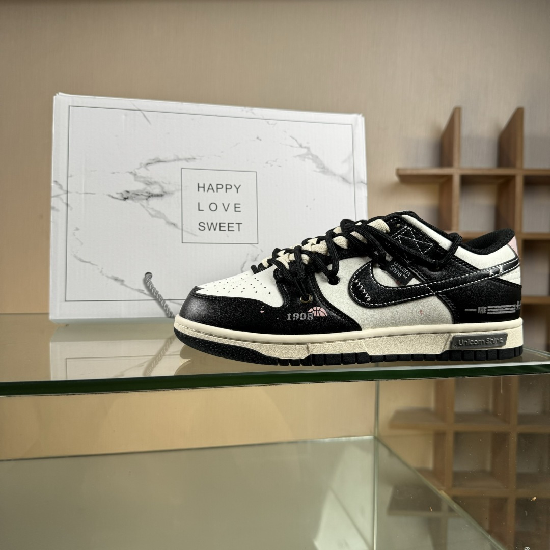220 Nike SB Dunk Low 绑带定制 低帮休闲板鞋 DD1391-100