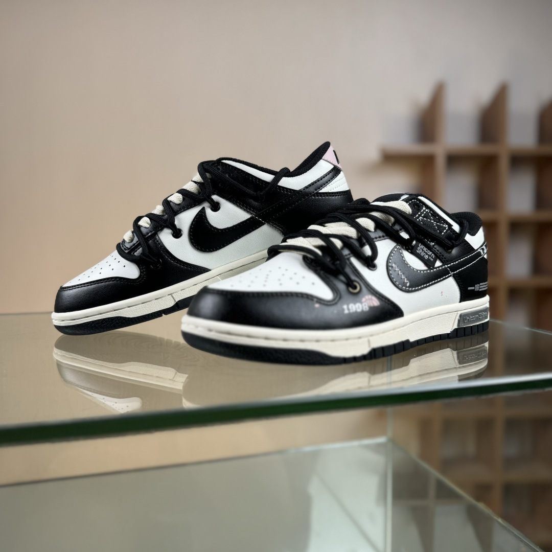 220 Nike SB Dunk Low 绑带定制 低帮休闲板鞋 DD1391-100