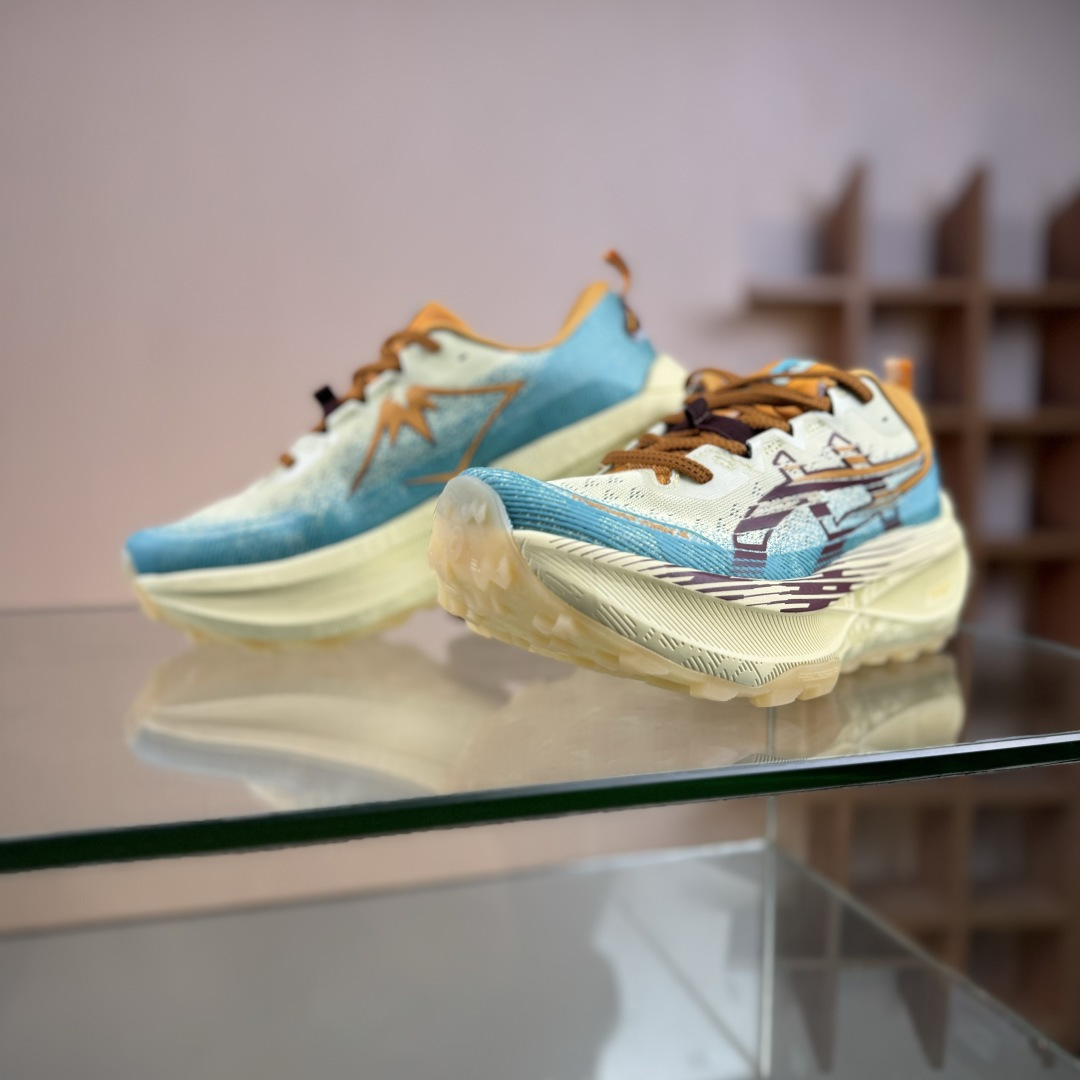 190 ASICS GEL-TRABUCO 4 亚瑟士 网面透气 耐磨 越野跑步鞋 1011B976-750