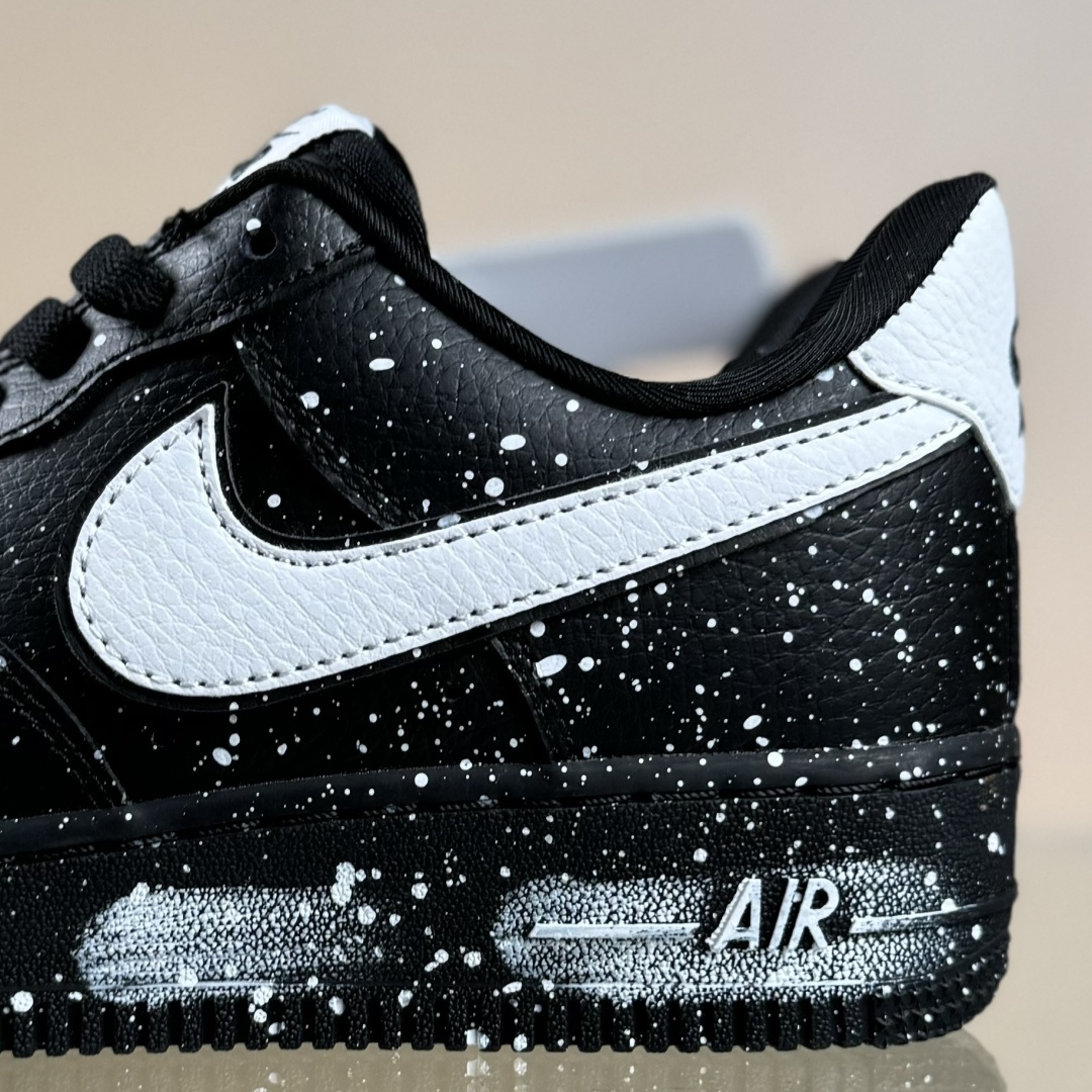 260 Nike Air Force 1 Low 07 暗黑 街头 黑白 CV0492-001