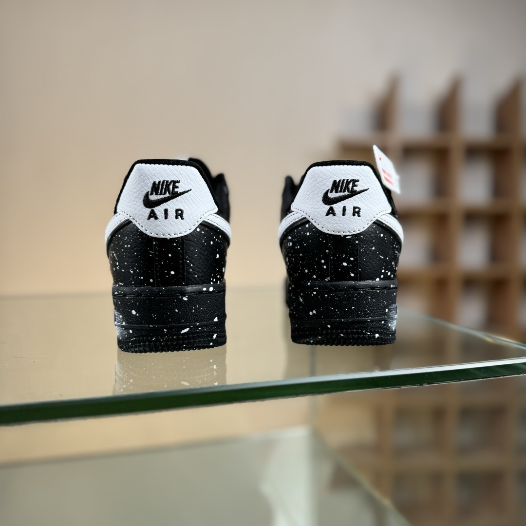 260 Nike Air Force 1 Low 07 暗黑 街头 黑白 CV0492-001