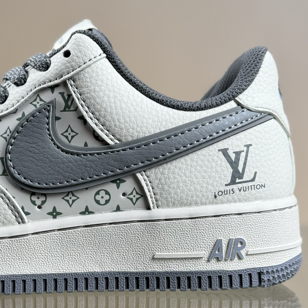 260 Nike Air Force 1'07 Low LV联名 印花米灰勾 空军一号低帮休闲板鞋 HH7518-079