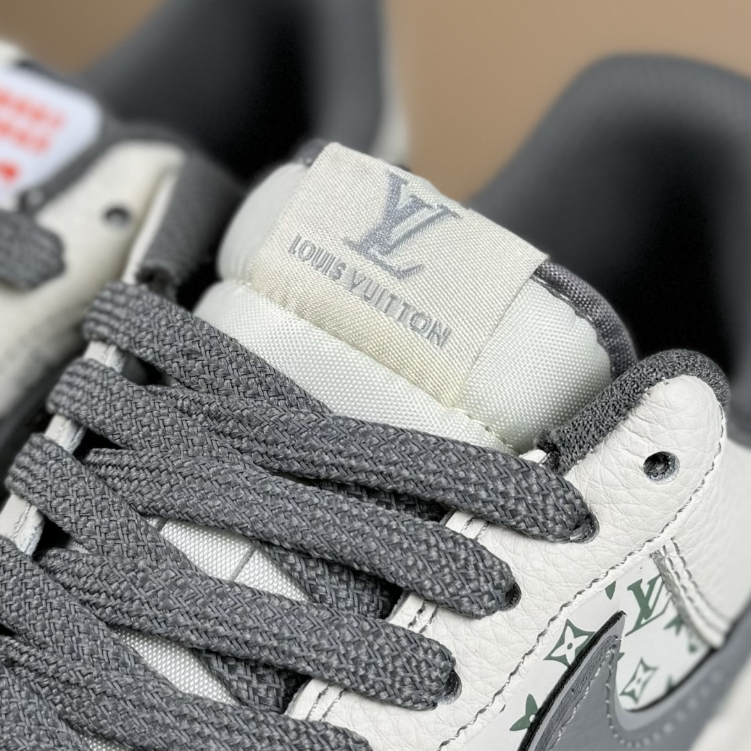 260 Nike Air Force 1'07 Low LV联名 印花米灰勾 空军一号低帮休闲板鞋 HH7518-079