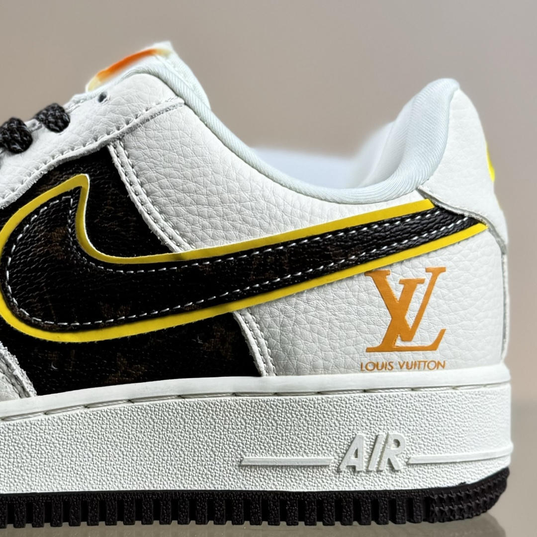 260 Nike Air Force 1'07 Low LV联名 米棕拼接 空军一号低帮休闲板鞋 DD1982-302