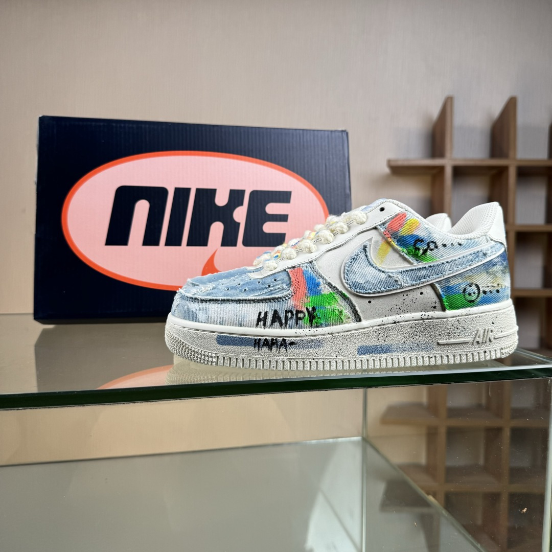 260 Nike Air Force 1'07 Low ”Fantasy Cowboy” 手绘涂鸦 狂想牛仔 空军一号低帮休闲板鞋 CW1888-116