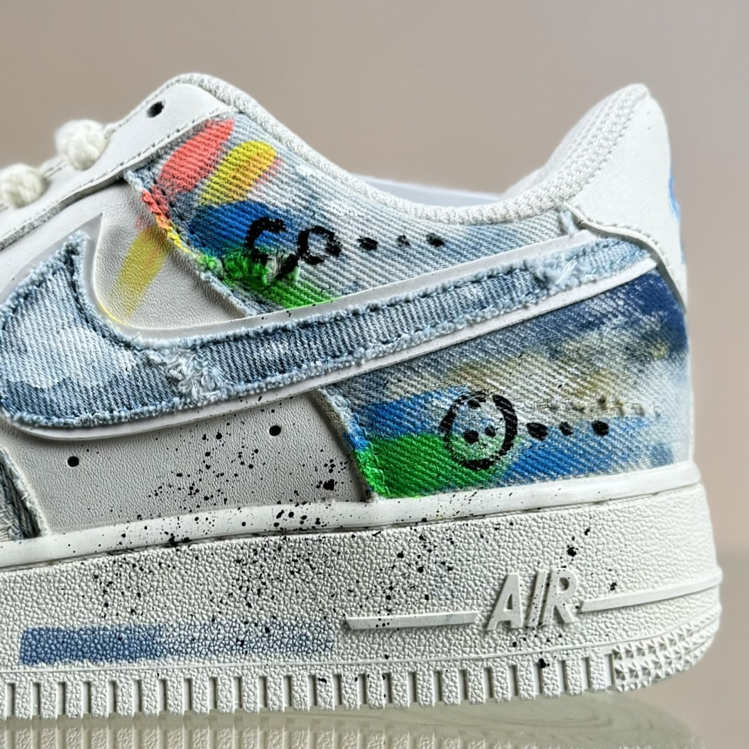 260 Nike Air Force 1'07 Low ”Fantasy Cowboy” 手绘涂鸦 狂想牛仔 空军一号低帮休闲板鞋 CW1888-116