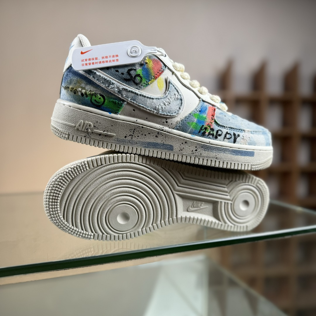 260 Nike Air Force 1'07 Low ”Fantasy Cowboy” 手绘涂鸦 狂想牛仔 空军一号低帮休闲板鞋 CW1888-116