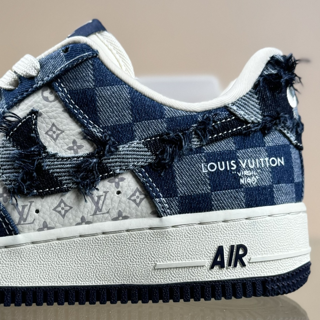 260 Nike Air Force 1'07 Low 联名 白海军蓝 空军一号低帮休闲板鞋 YF9511-816