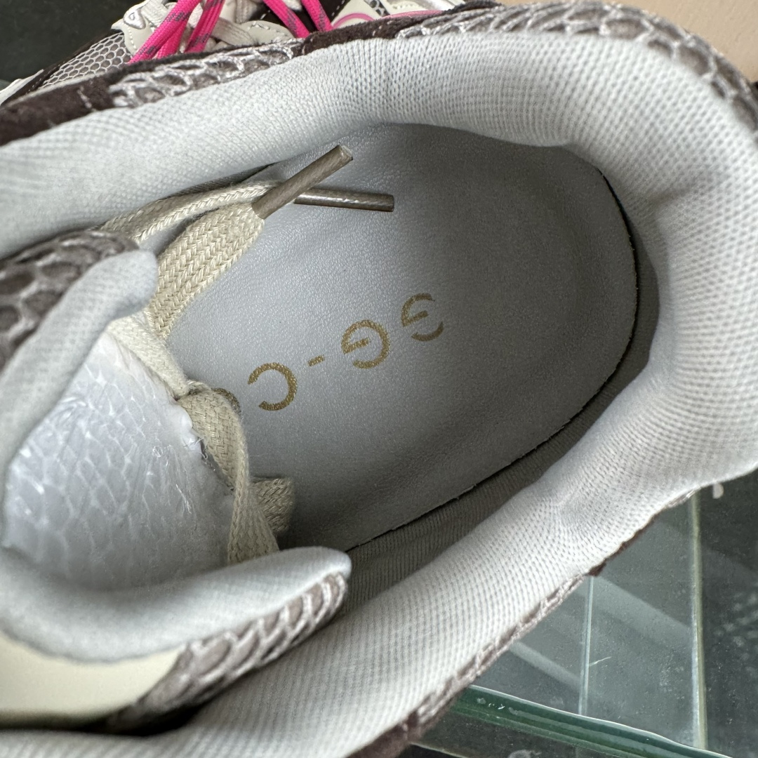 220 新晋潮流鞋靴品牌GGCC夏季新款 张艺凡同款 GG-CC 2025 反叛星球 8cm厚底增高 秋冬新款做旧老爹鞋 G25X3232