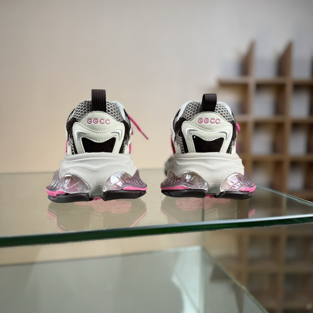 220 新晋潮流鞋靴品牌GGCC夏季新款 张艺凡同款 GG-CC 2025 反叛星球 8cm厚底增高 秋冬新款做旧老爹鞋 G25X3232