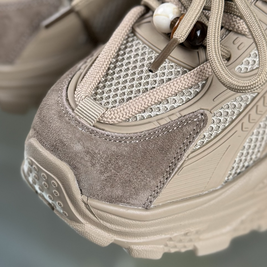 220 新晋潮流鞋靴品牌GGCC秋冬新款 张艺凡同款 GG-CC 2025 珠串 8cm厚底增高 千禧风复古未来老爹鞋 G25X8691