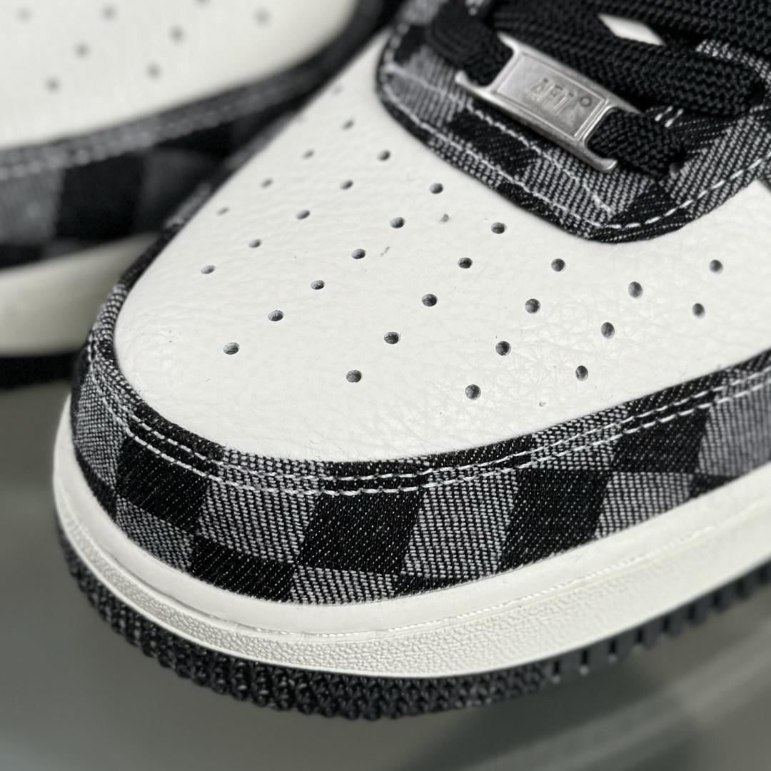 260 Nike Air Force 1'07 Low LV联名 白黑 空军一号低帮休闲板鞋 YF9511-817