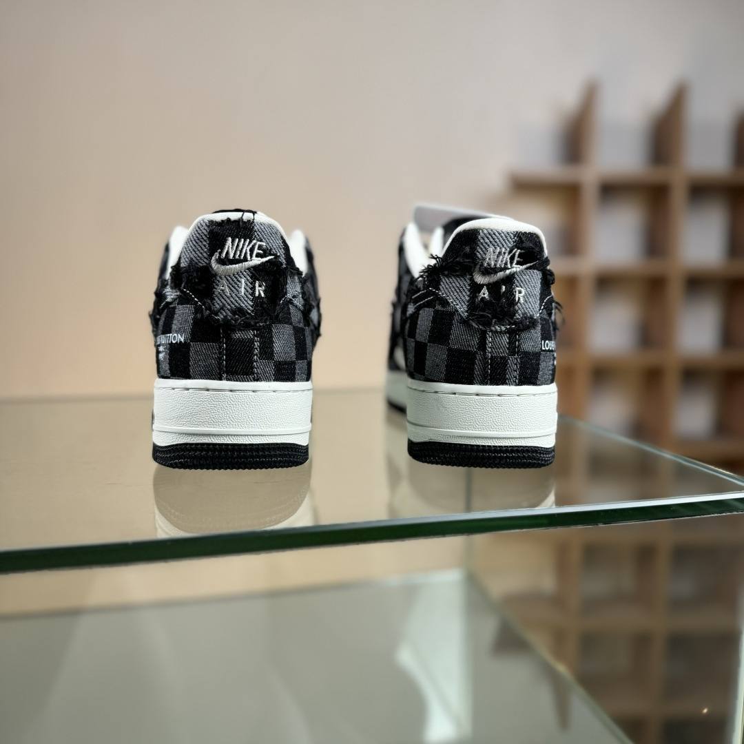 260 Nike Air Force 1'07 Low LV联名 白黑 空军一号低帮休闲板鞋 YF9511-817