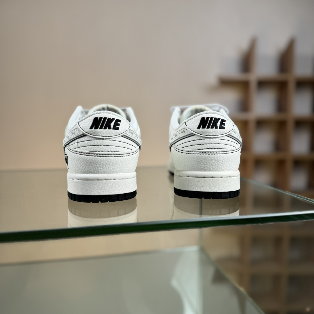 280 Nike SB Dunk Low 斯图西联名 米黑线灰银 高端定制 低帮休闲板鞋 HH7518-097
