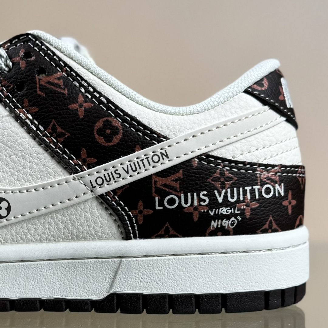 280 Nike SB Dunk Low LV联名 白棕经典 周年高端定制 低帮休闲板鞋 CX5050-Y05