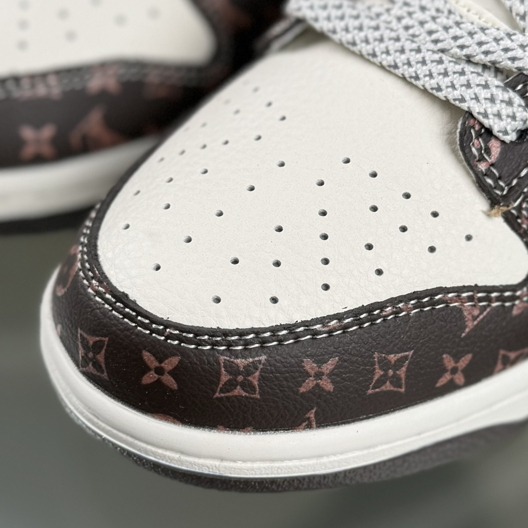 280 Nike SB Dunk Low LV联名 白棕经典 周年高端定制 低帮休闲板鞋 CX5050-Y05