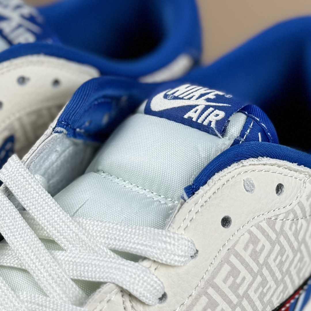 280 Travis Scott x Nike Air Jordan 1 Low x FENDI Air Jordan 1 Low 反转白蓝小勾倒钩 XS2025-080