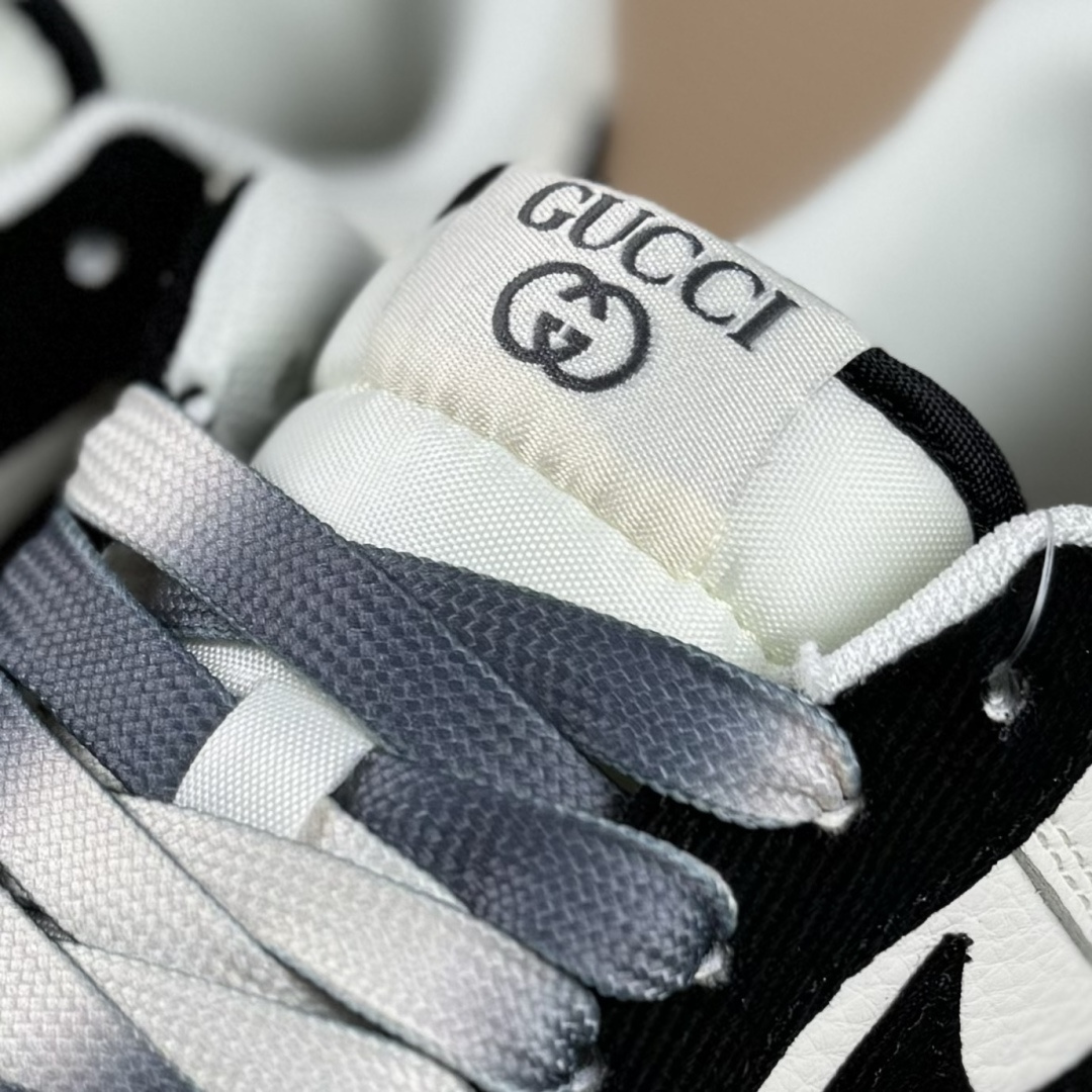 260 Nike Air Force 1'07 Low 古驰联名 米白黑帆布钩 空军一号低帮休闲板鞋 XD2588-605