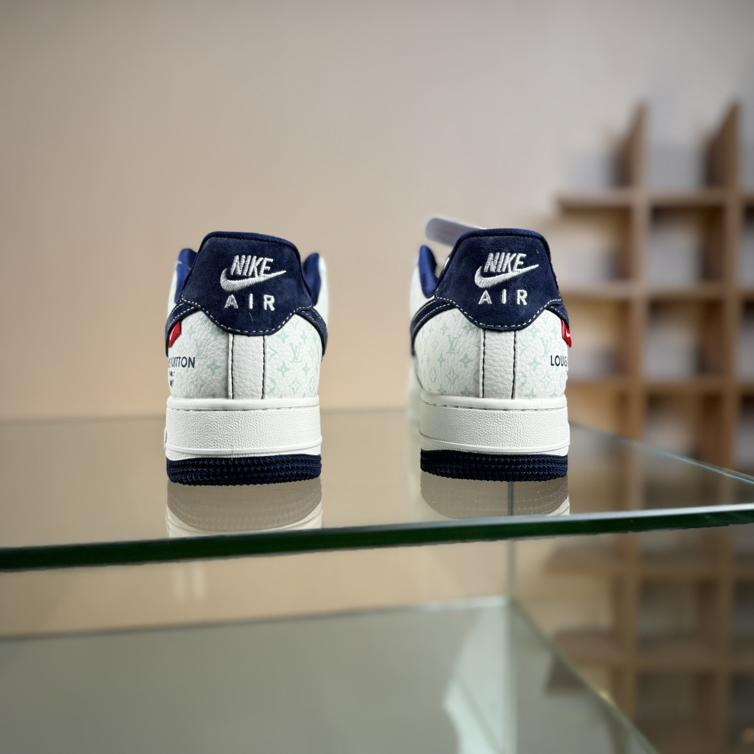260 Nike Air Force 1'07 Low LV联名 印花米蓝勾 空军一号低帮休闲板鞋 MZ9588-817