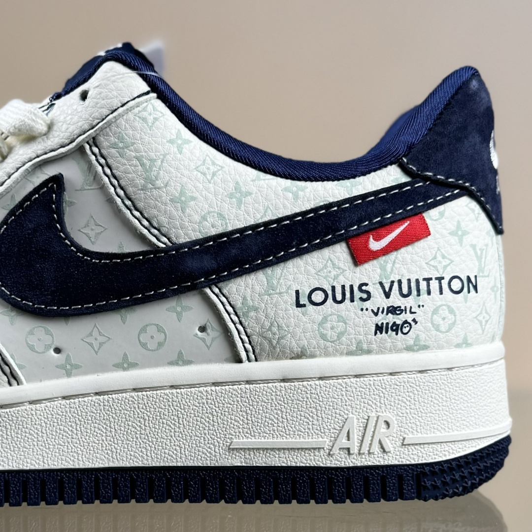 260 Nike Air Force 1'07 Low LV联名 印花米蓝勾 空军一号低帮休闲板鞋 MZ9588-817