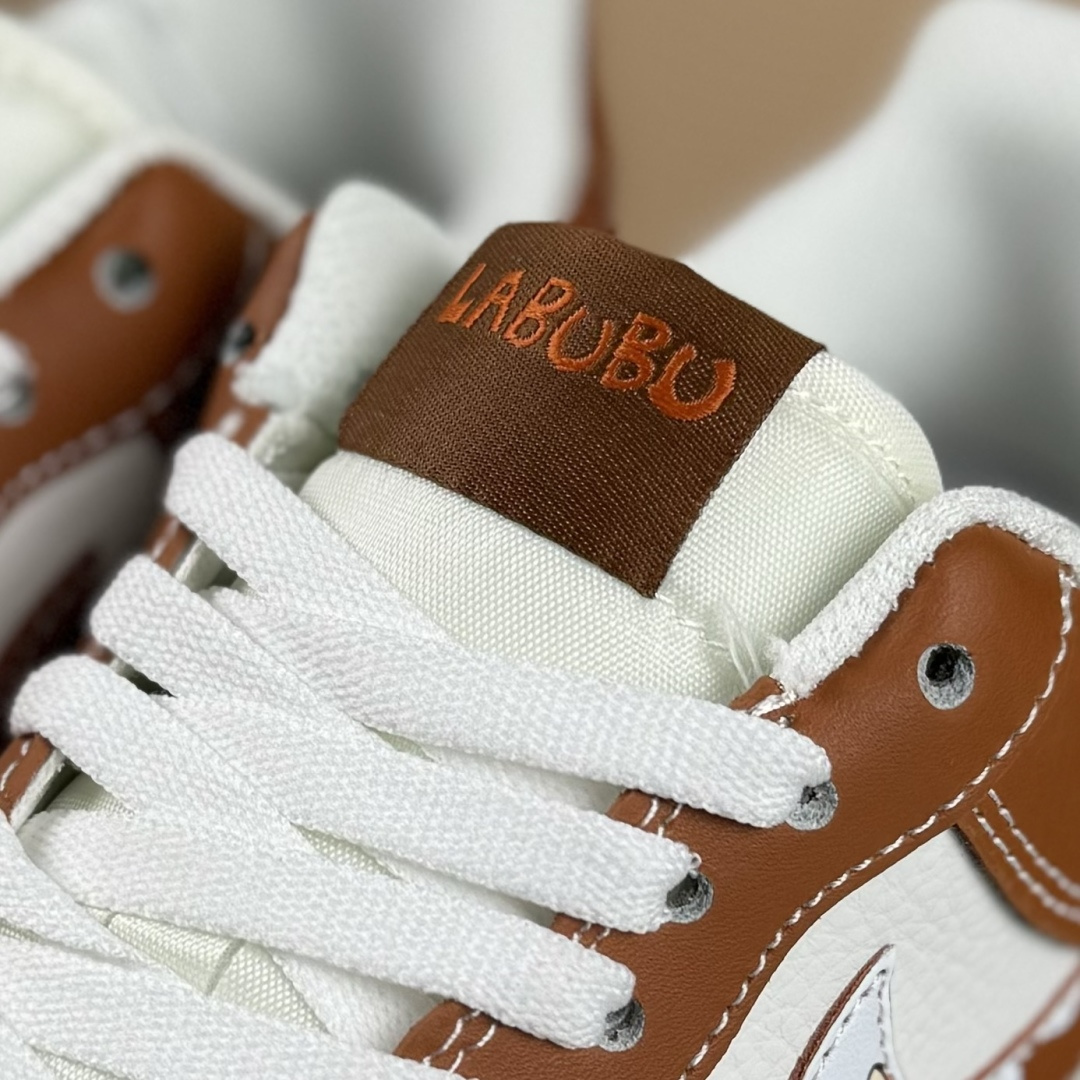 260 Nike Air Force 1 Low 07 x LABUBU 棕白 KJ5188-003
