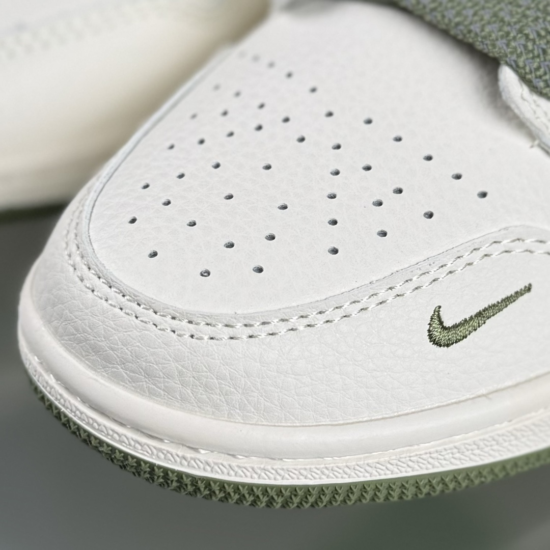 280 Air Jordan 1 Low AJ1 乔1古驰联名 米军绿 高端定制 低帮复古篮球鞋 XX3168-168