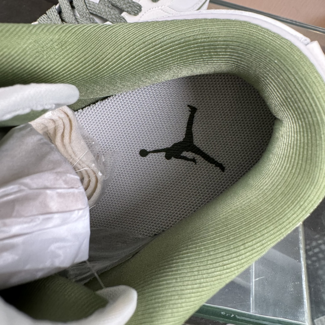 280 Air Jordan 1 Low AJ1 乔1古驰联名 米军绿 高端定制 低帮复古篮球鞋 XX3168-168